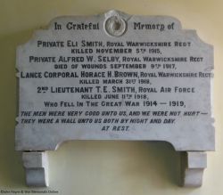 4. WalsgraveBaptistChurchWW1memorial